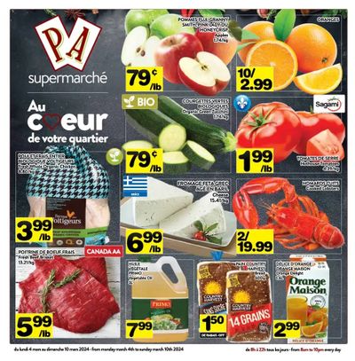 Supermarche PA Flyer March 4 to 10