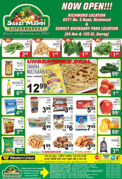 Sabzi Mandi Supermarket Flyer March 1 to 6