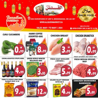 Al-Quds Supermarket Flyer March 1 to 7