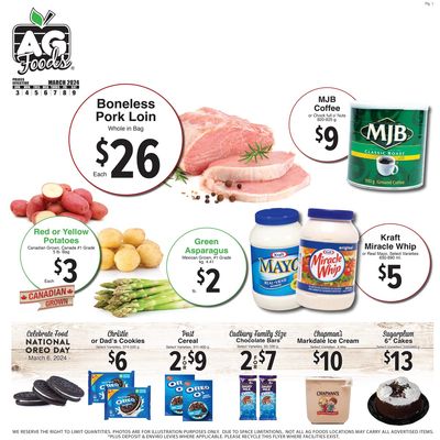 AG Foods Flyer March 3 to 9