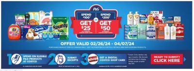 Costco Canada P&G Spend And Get Event: Save up to $50