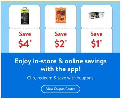 Walmart Canada: Clearance + New Coupon Centre