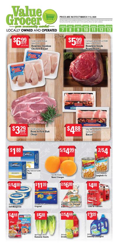 Value Grocer Flyer March 7 to 13
