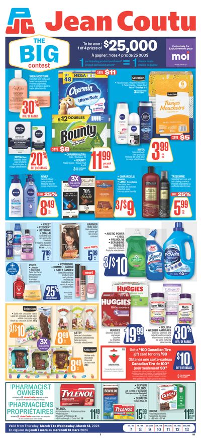 Jean Coutu (NB) Flyer March 7 to 13