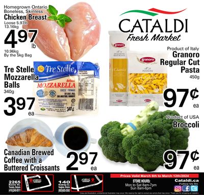 Cataldi Fresh Market Flyer March 6 to 12