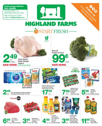 Highland Farms Flyer March 7 to 20