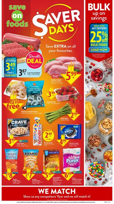 Save On Foods (AB) Flyer March 7 to 13