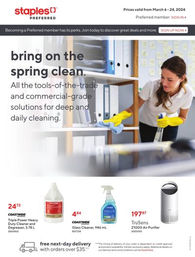 Staples Business Flyer March 6 to 19