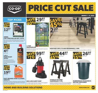 Co-op (West) Home Centre Flyer March 7 to 13