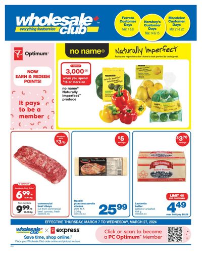 Wholesale Club (Atlantic) Flyer March 7 to 27