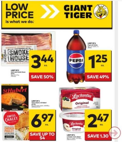 Giant Tiger Canada: Lactantia Cream Cheese $2.47 March 6th -12th + More