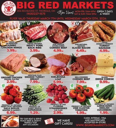 Big Red Markets Flyer March 7 to 13
