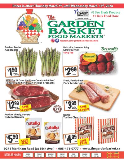 The Garden Basket Flyer March 7 to 13