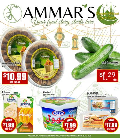 Ammar's Halal Meats Flyer March 7 to 13