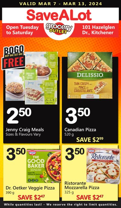 SaveALot Grocery Outlet Flyer March 7 to 13