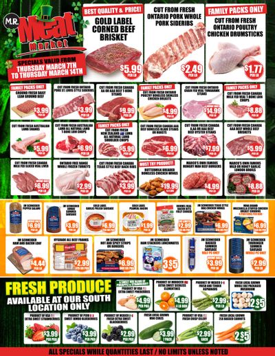 M.R. Meat Market Flyer March 7 to 14