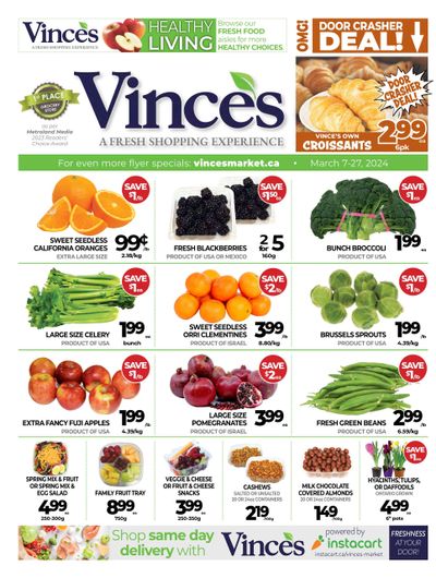 Vince's Market Flyer March 7 to 27