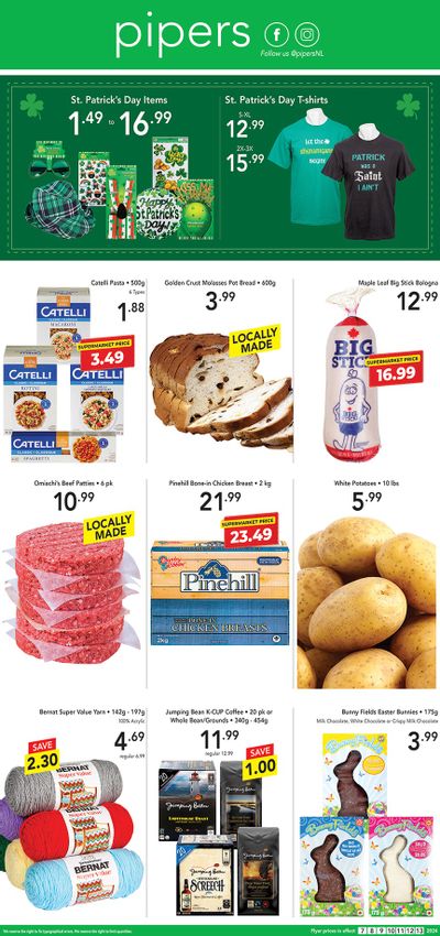 Pipers Superstore Flyer March 7 to 13