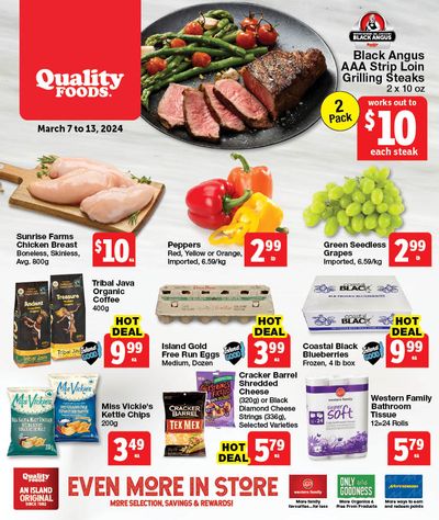 Quality Foods Flyer March 7 to 13