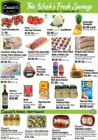 Cousin's Market Flyer March 7 to 13