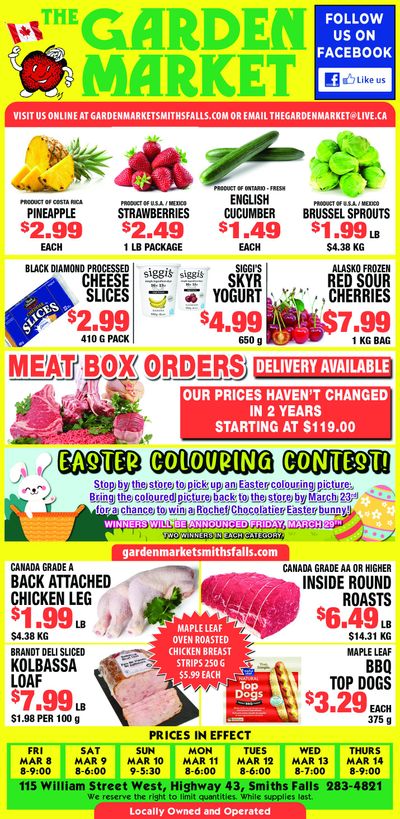 The Garden Market Flyer March 8 to 14