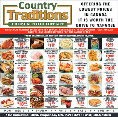 Country Traditions Flyer March 7 to 14