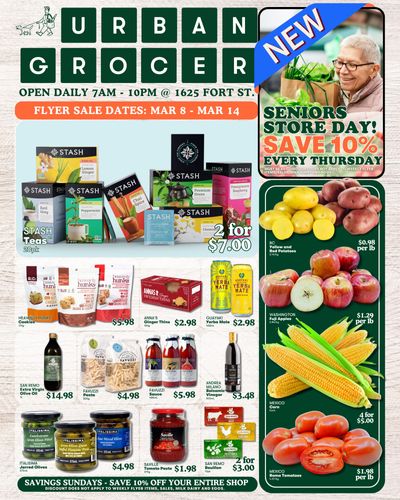 Urban Grocer Flyer March 8 to 14