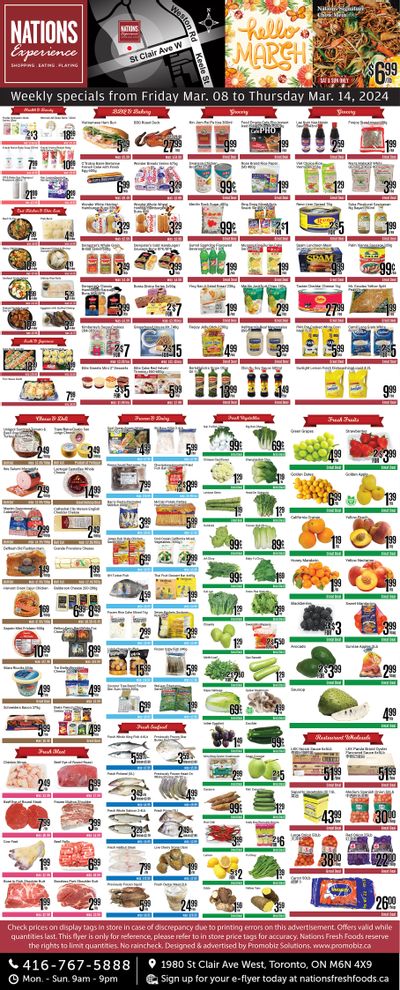 Nations Fresh Foods (Toronto) Flyer March 8 to 14