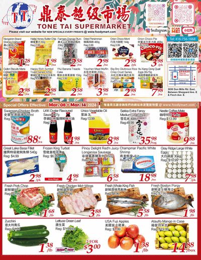 Tone Tai Supermarket Flyer March 8 to 14