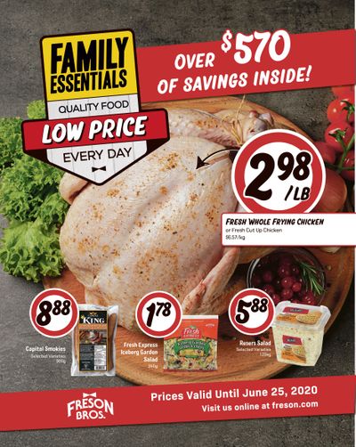Freson Bros. Family Essentials Flyer May 29 to June 25