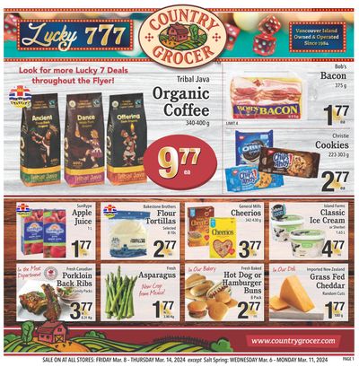 Country Grocer Flyer March 8 to 14