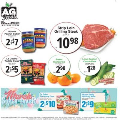 AG Foods Flyer March 8 to 14
