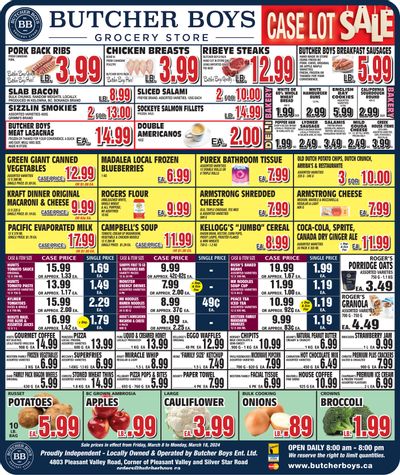 Butcher Boys Grocery Store Flyer March 8 to 18