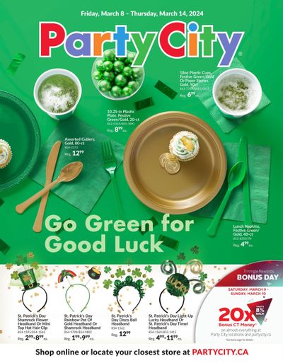 Party City Flyer March 8 to 14