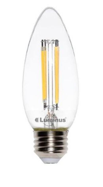 Luminus 60-Watt/500 Lumens Medium Base (E-26) Dimmable Candle LED Light Bulb (2-Pack) For $1.30 At Lowe's Canada