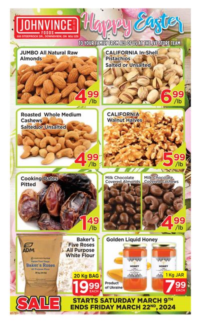 Johnvince Foods Flyer March 9 to 22