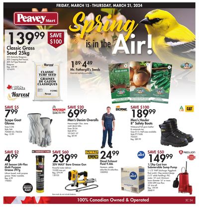 Peavey Mart Flyer March 15 to 21