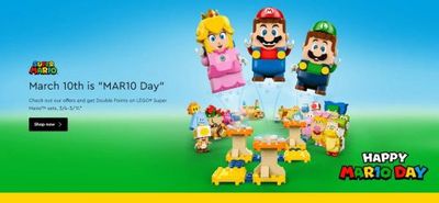 LEGO Canada: Get 2x The Points on LEGO Mario Sets + More