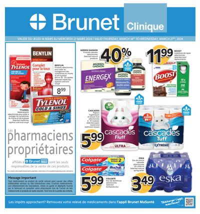 Brunet Clinique Flyer March 14 to 27