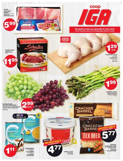 Coop IGA Flyer March 14 to 20