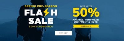 Sporting Life Canada Spring Pre Season Flash Sale: Save up to 50% on Apparel, Footwear, Equipment, and More