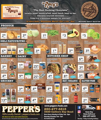 Pepper's Foods Flyer March 12 to 18