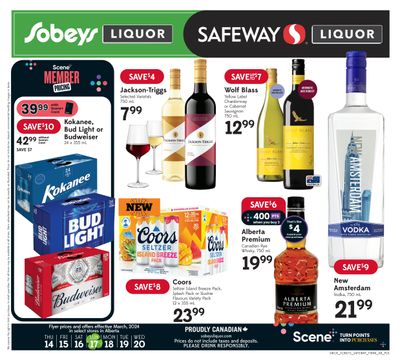 Sobeys/Safeway (AB) Liquor Flyer March 14 to 20