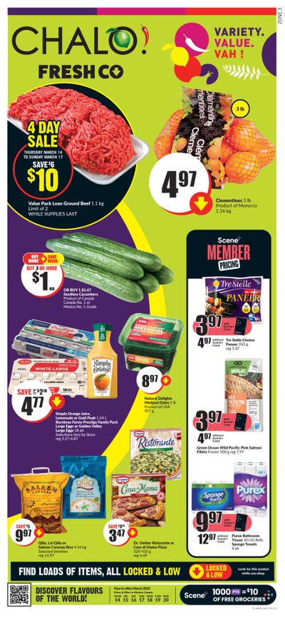 Chalo! FreshCo (West) Flyer March 14 to 20