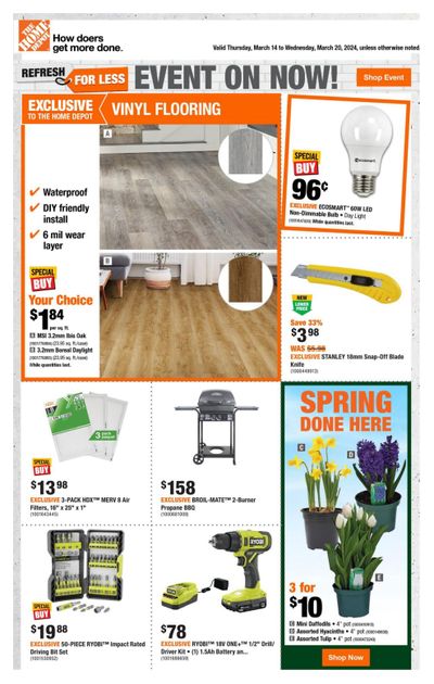 Home Depot (ON) Flyer March 14 to 20
