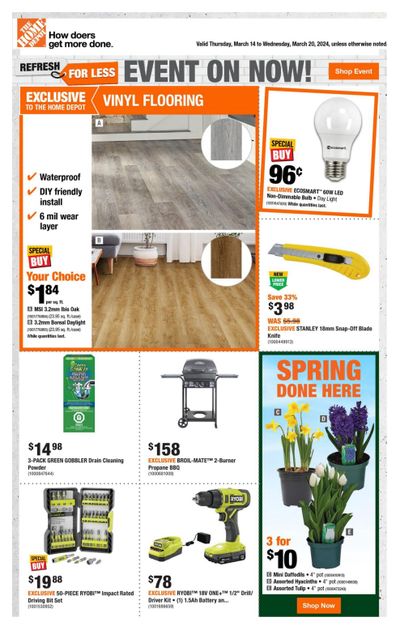 Home Depot (Atlantic) Flyer March 14 to 20