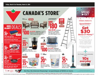 Canadian Tire (West) Flyer March 15 to 21
