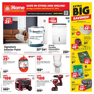 Home Hardware (Atlantic) Flyer March 14 to 27