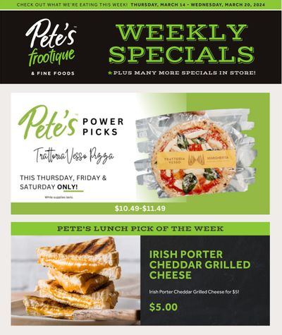 Pete's Fine Foods Flyer March 14 to 20