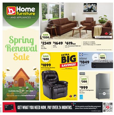 Home Furniture (Atlantic) Flyer March 14 to 24